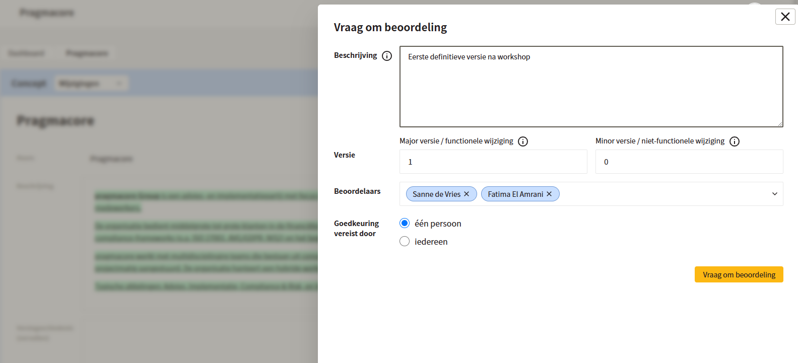 Een publicatie starten